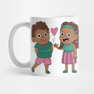 African American Kids P R t shirt Mug